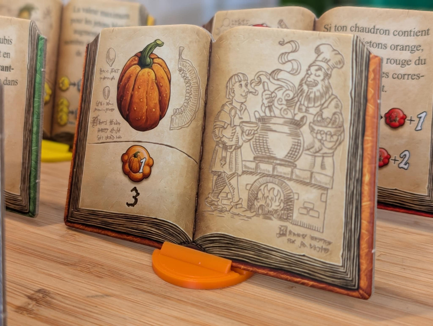 The Quacks of Quedlinburg Ingredient Book Holders (Set of 7 or 8) – Compatible with all Quacks of Quedlinburg Editions