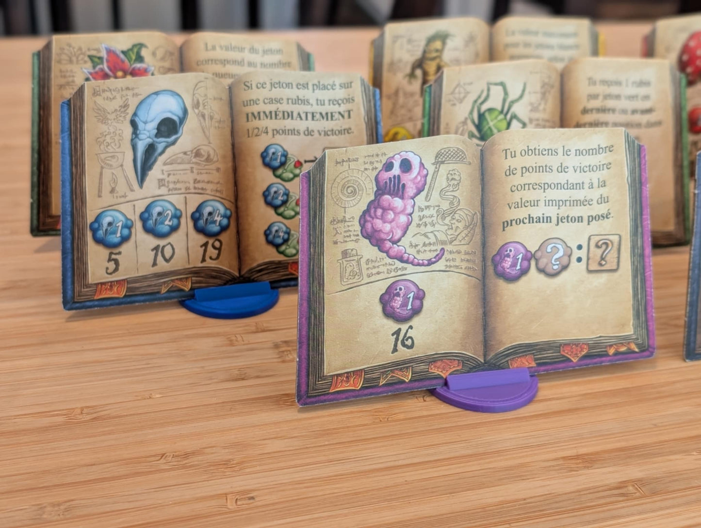 The Quacks of Quedlinburg Ingredient Book Holders (Set of 7 or 8) – Compatible with all Quacks of Quedlinburg Editions