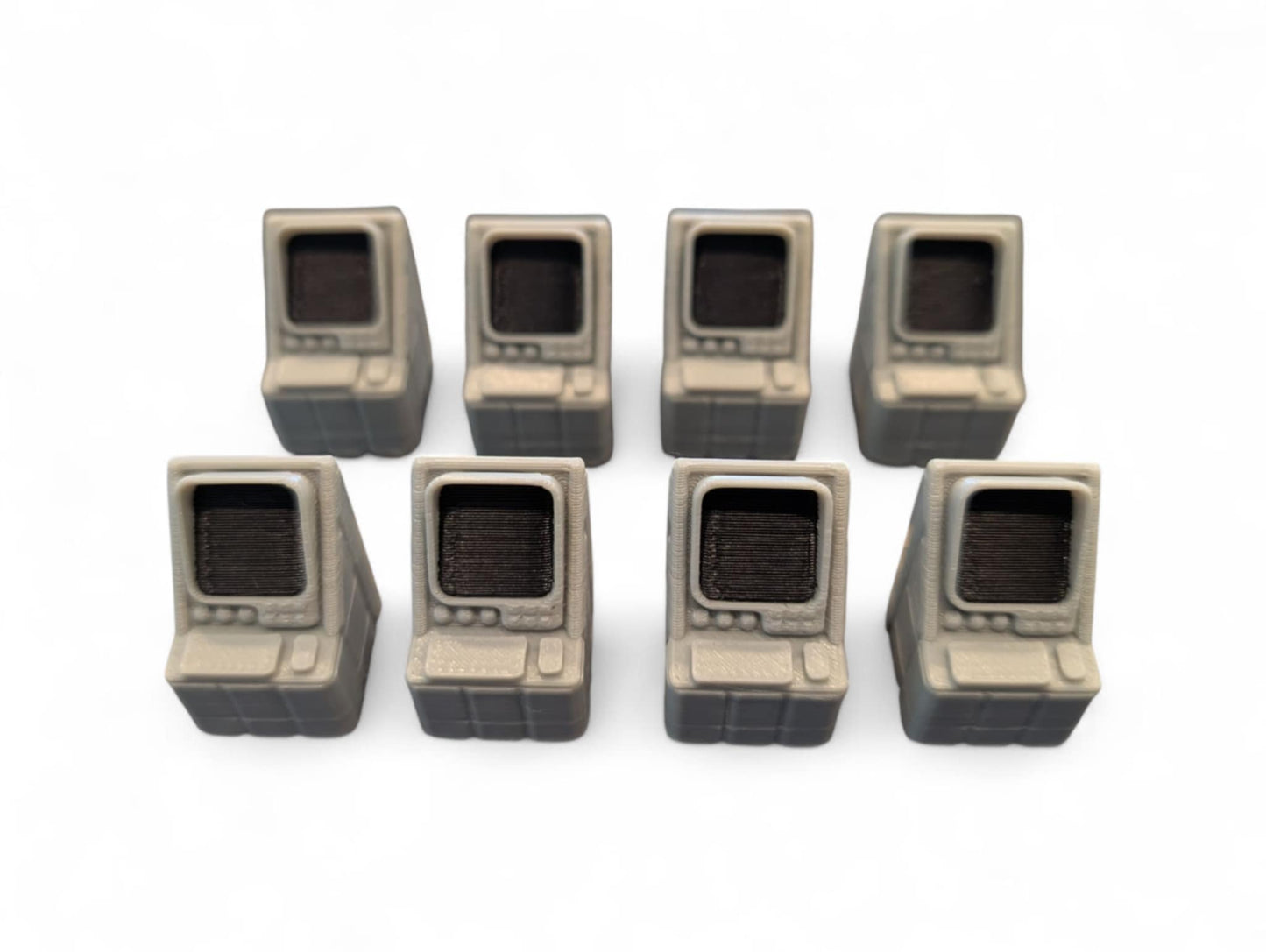 Computer Terminal Miniatures – 8-Pack Tokens for Nemesis (Unofficial 3D Printed Set)