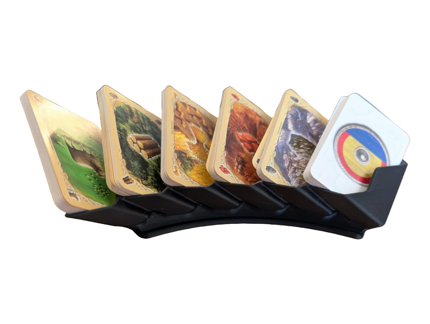 Catan Board game card holder - Resources cards organizer - Fit all resources cards