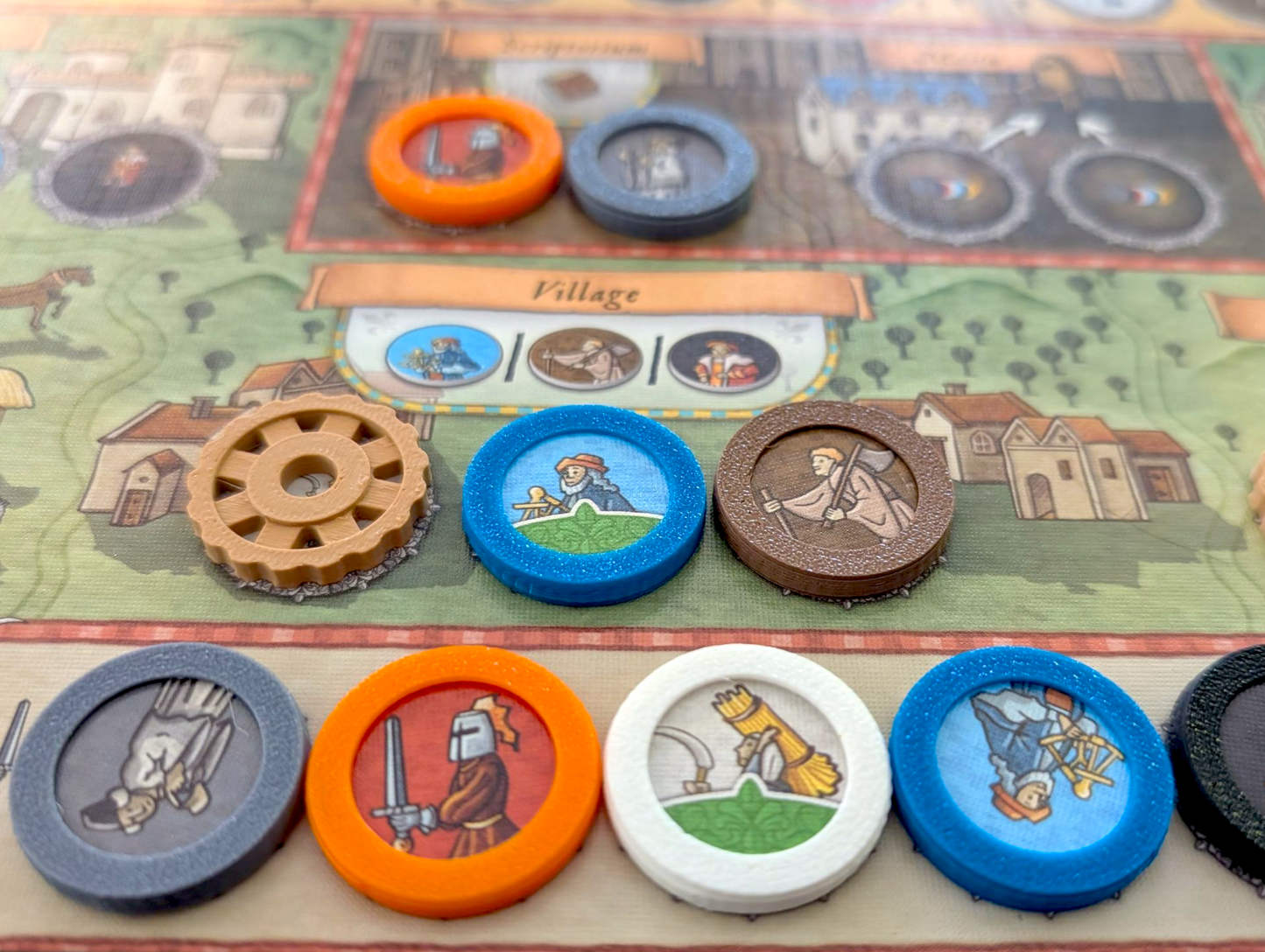 3D Printed Token Protectors for Orléans & Plague Expansion – Durable Snap-Fit Rings