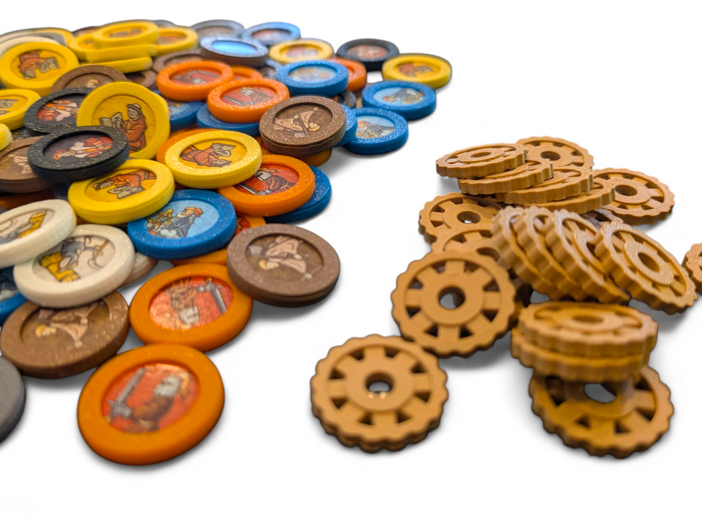3D Printed Token Protectors for Orléans & Plague Expansion – Durable Snap-Fit Rings