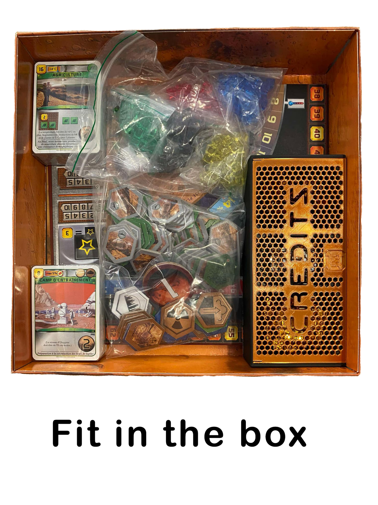 Terraforming Mars Cubes Container - Credit box