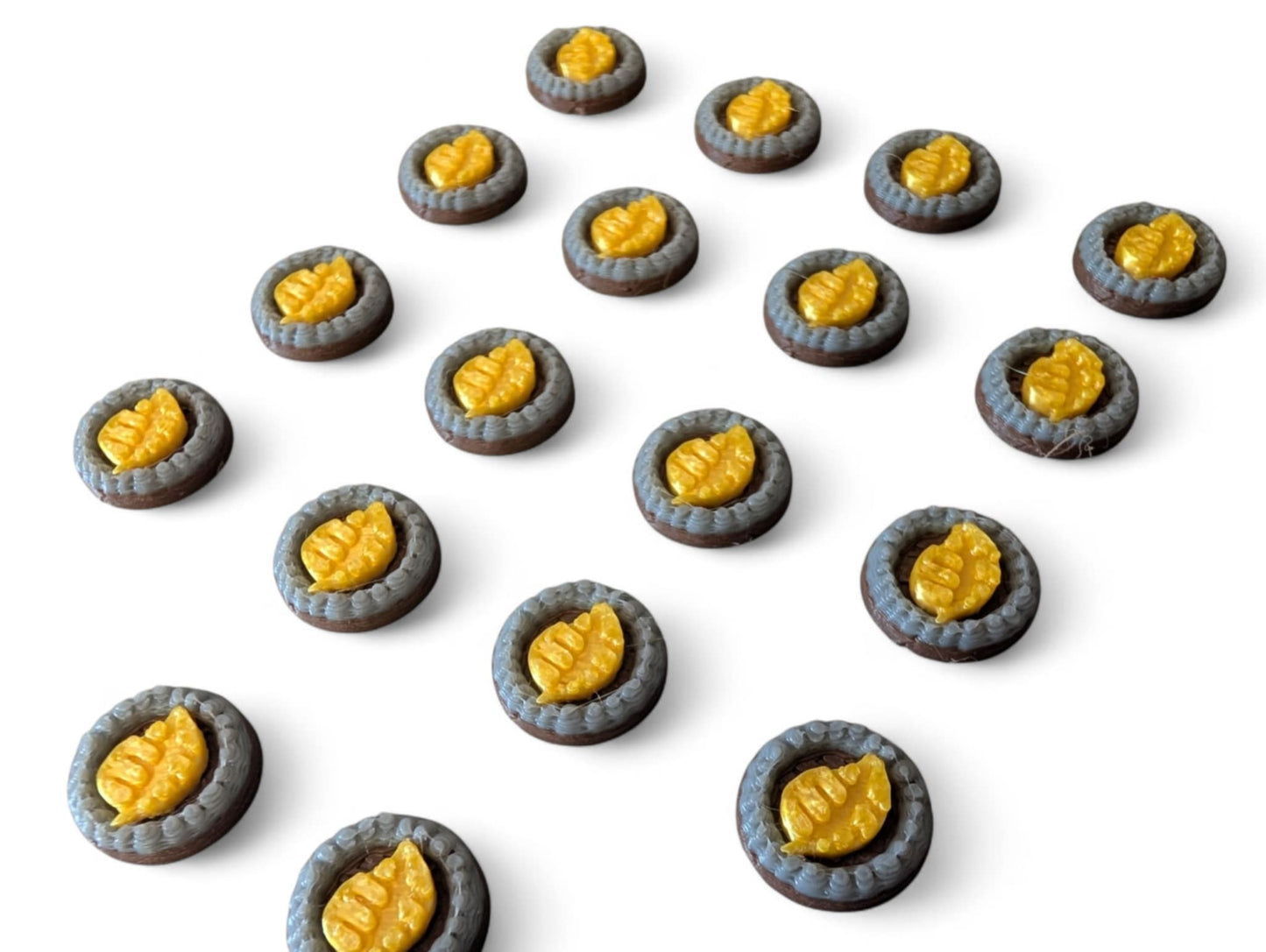 Everdell Newleaf Upgrade – 20 Golden Door / Occupied Tokens | Board Game Replacement Parts & Accessories (Unofficial)