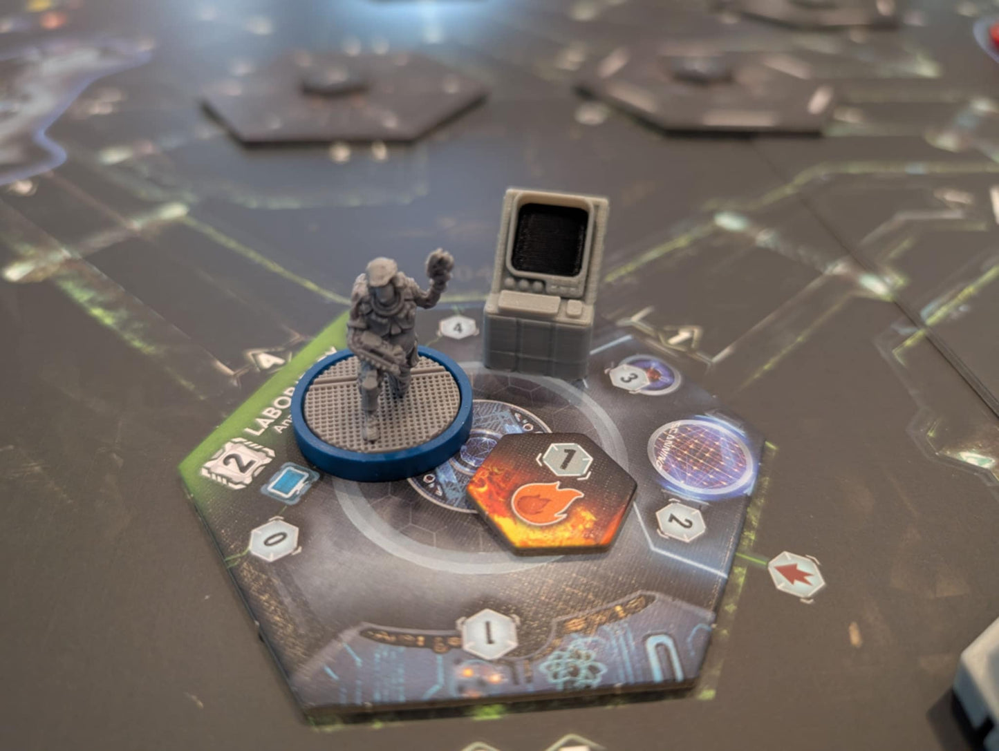 Computer Terminal Miniatures – 8-Pack Tokens for Nemesis (Unofficial 3D Printed Set)