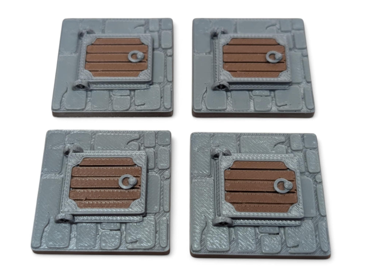 Trapdoors for Zombicide Black Plague - Zombicide Green horde
