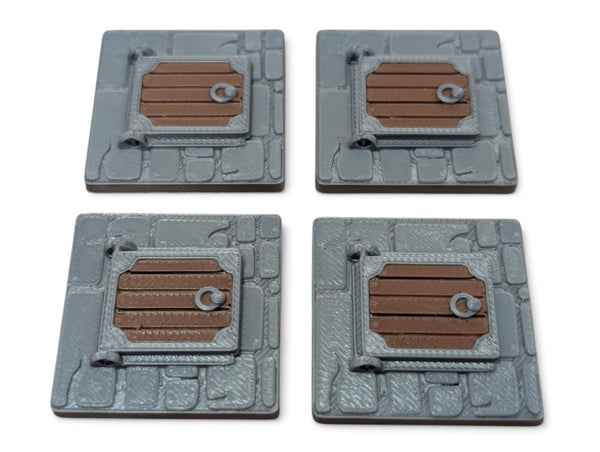 Trapdoors for Zombicide Black Plague - Zombicide Green horde