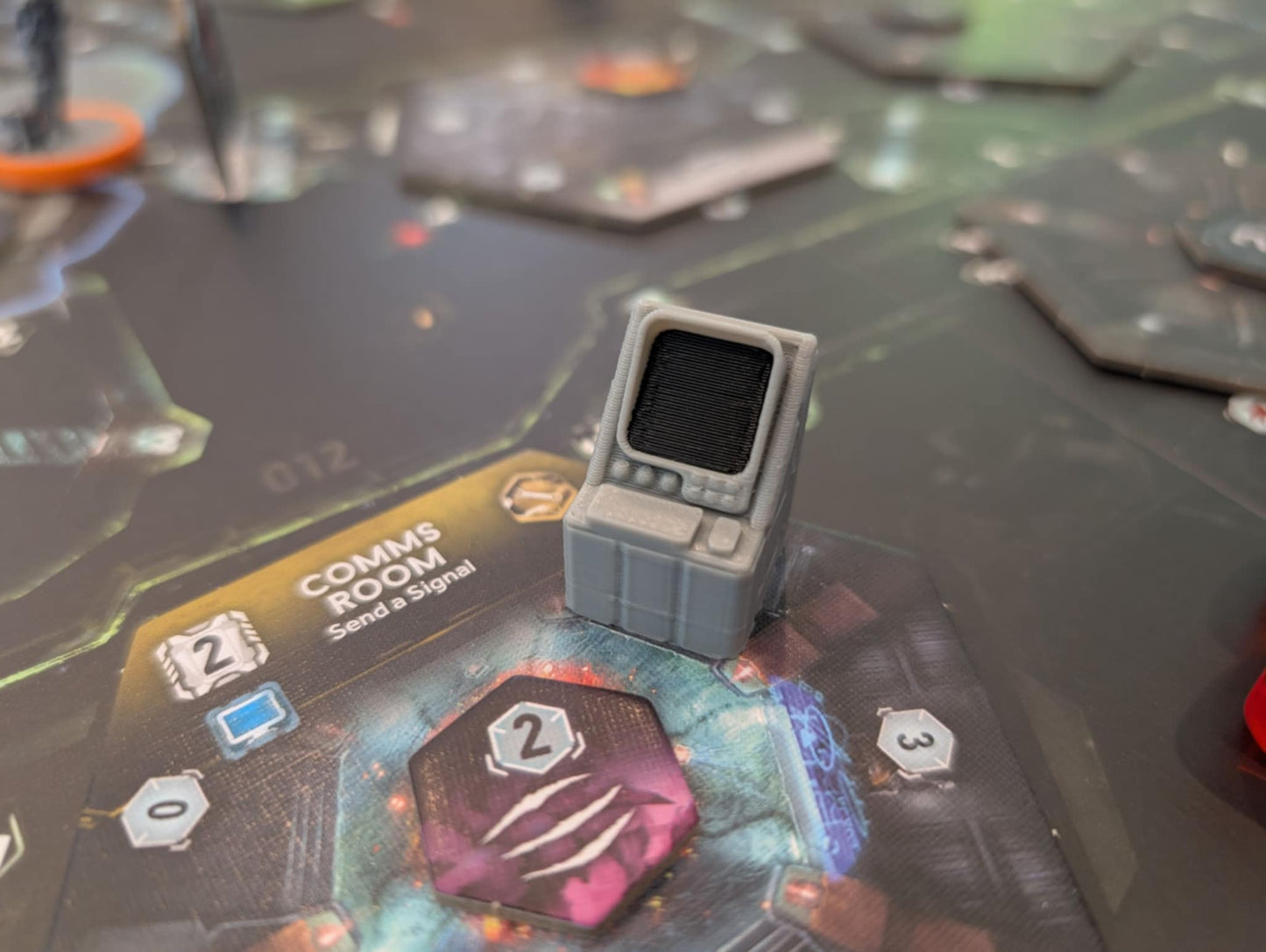 Computer Terminal Miniatures – 8-Pack Tokens for Nemesis (Unofficial 3D Printed Set)