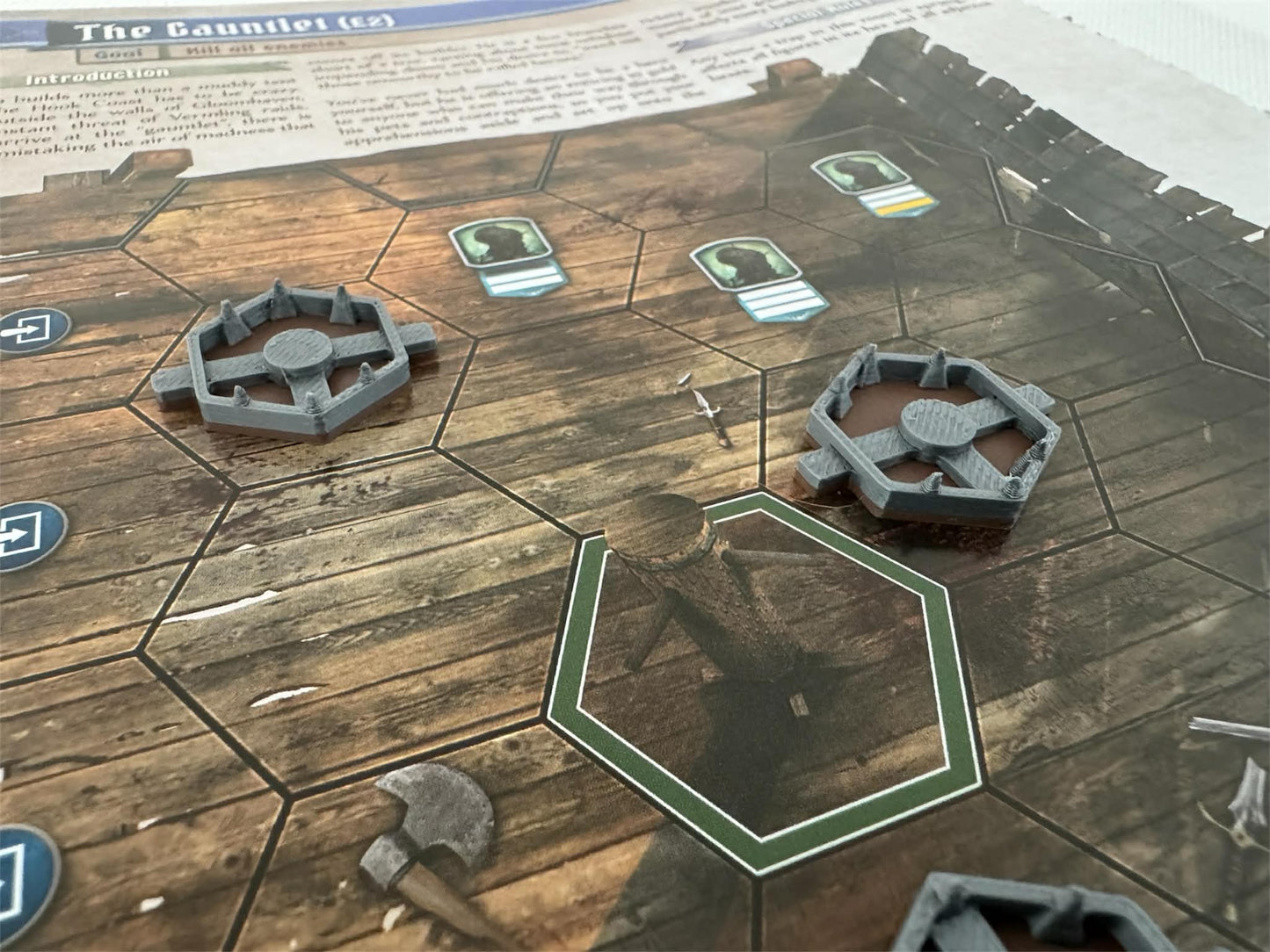 Gloomhaven - Frosthaven Compatible Bear Trap Tokens – Terrain Upgrade - Jaws of the Lion Compatible