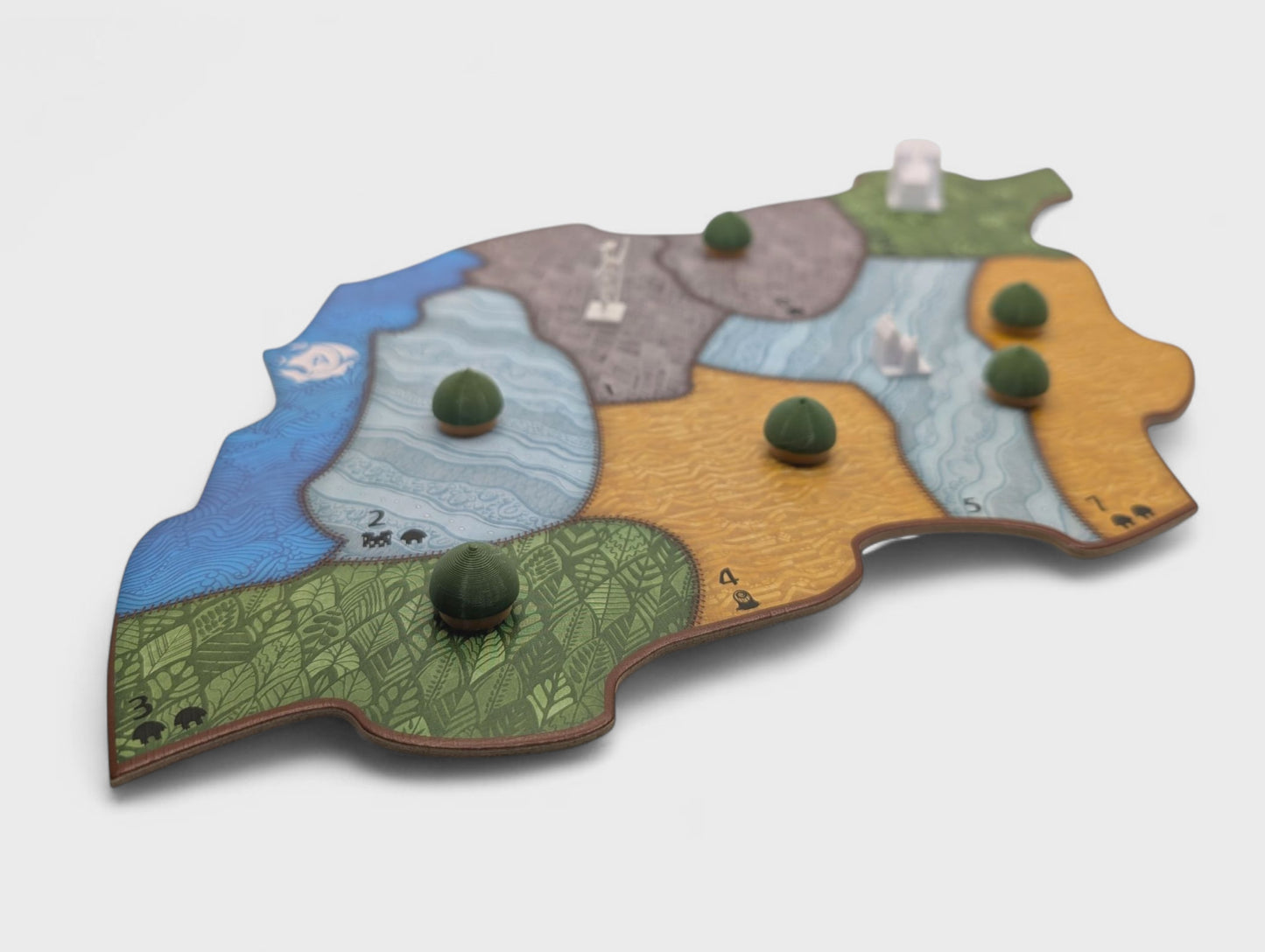 Dahan Village Huts – Set of 36 Premium 3D-Printed Tokens Compatible with Spirit Island