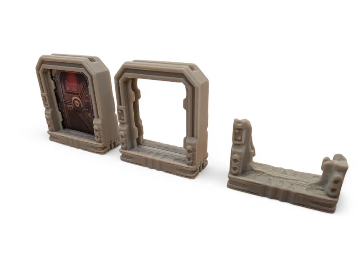 3D Doors for Nemesis Board Game – Sci-Fi Miniature Door Upgrades | Thematic Game Accessories