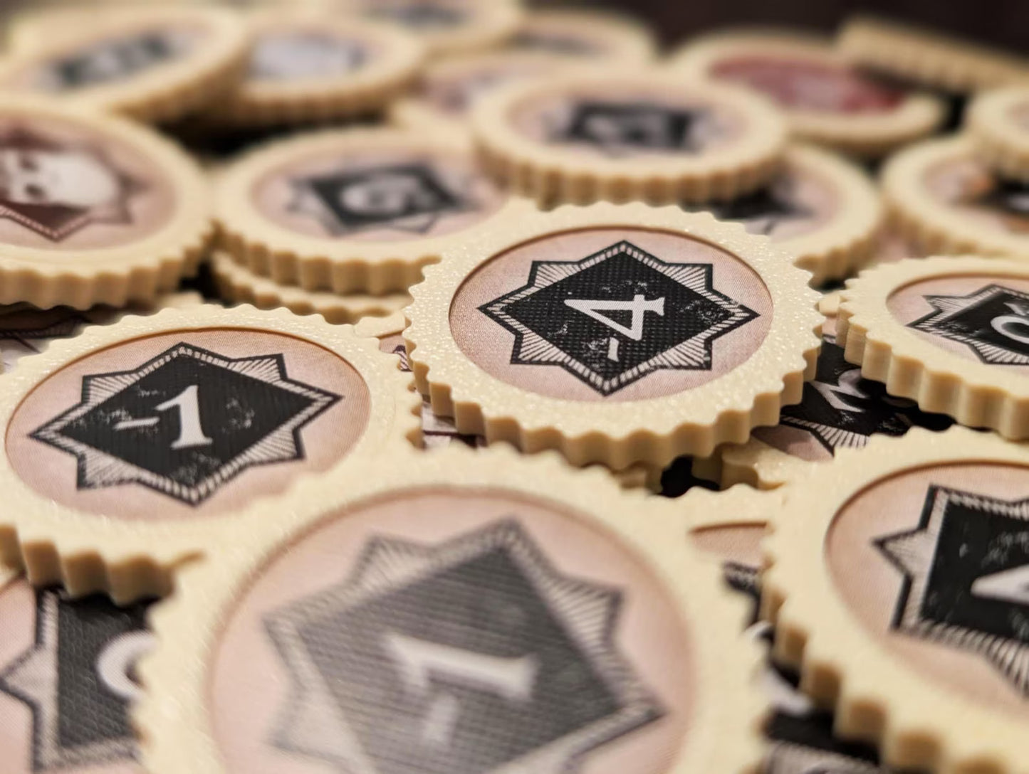 Arkham Horror LCG Coins Capsules - Arkham Horror Tokens Protectors