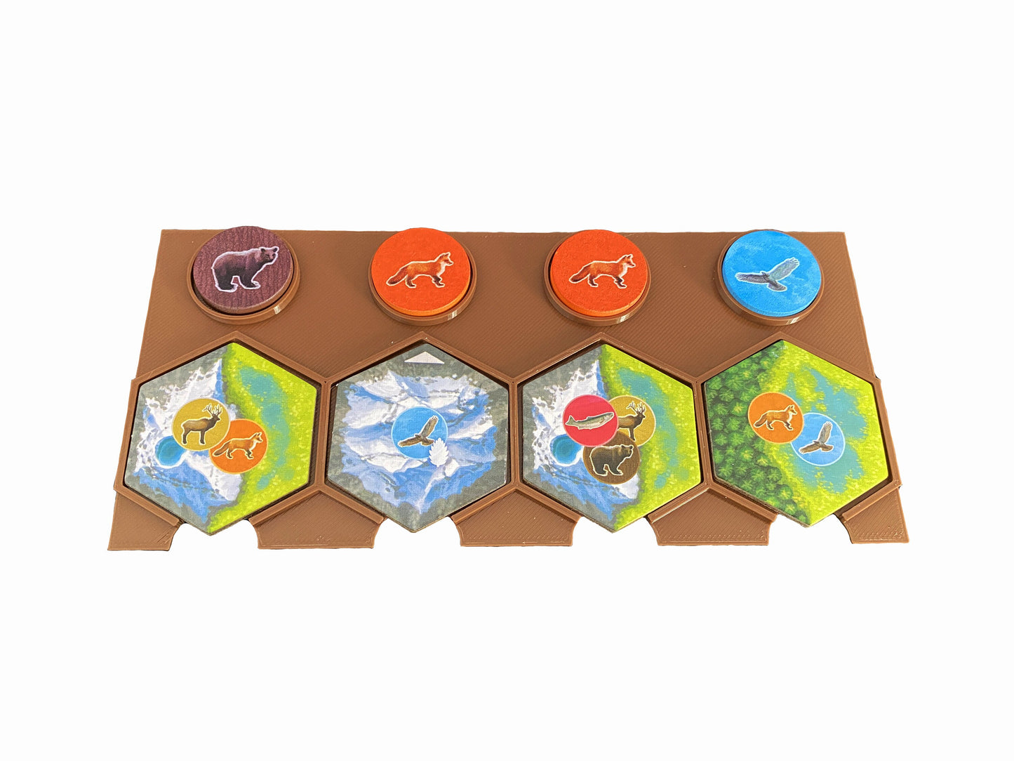 Cascadia board game tray