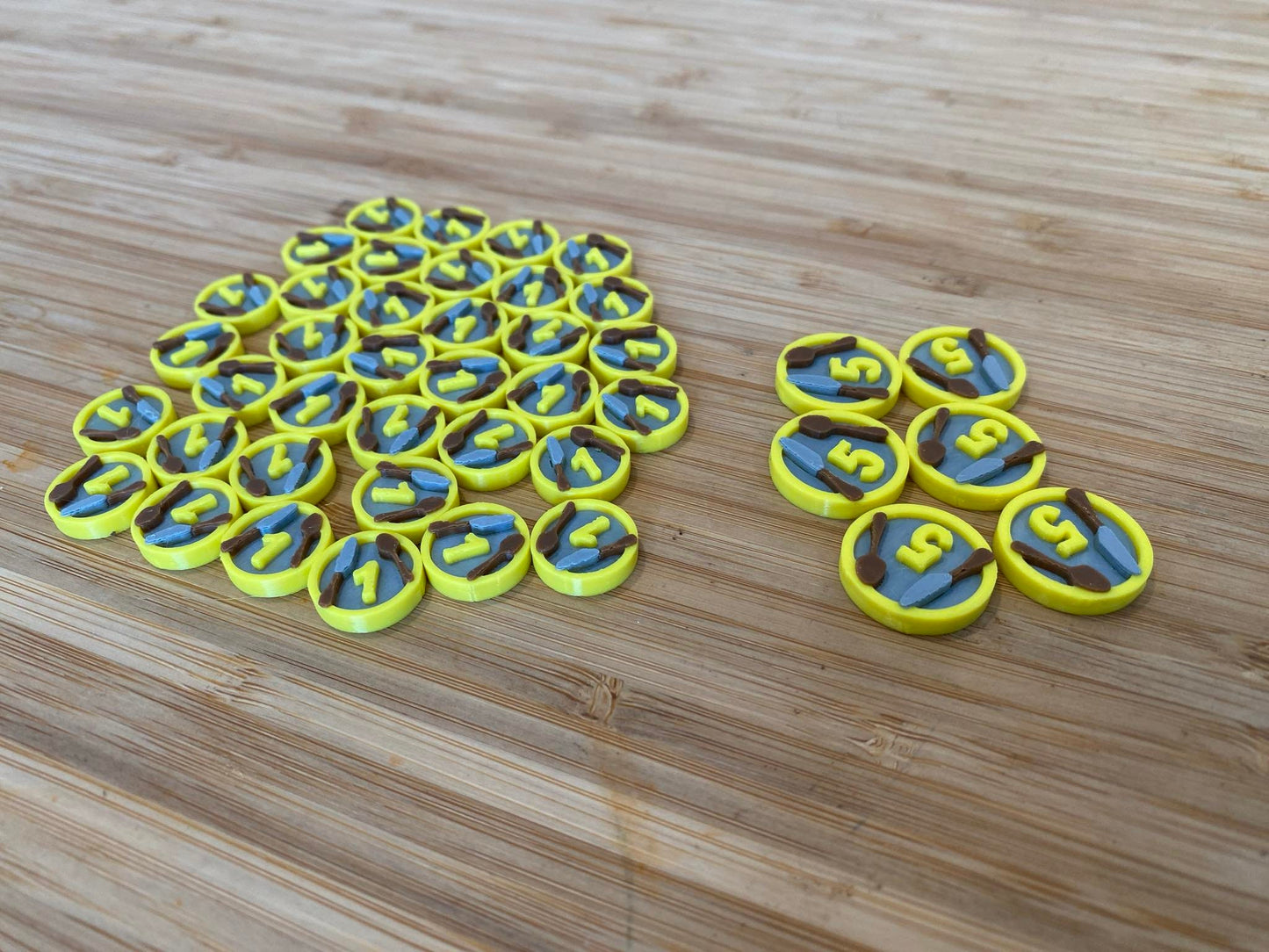 Agricola board game upgrade all tokens