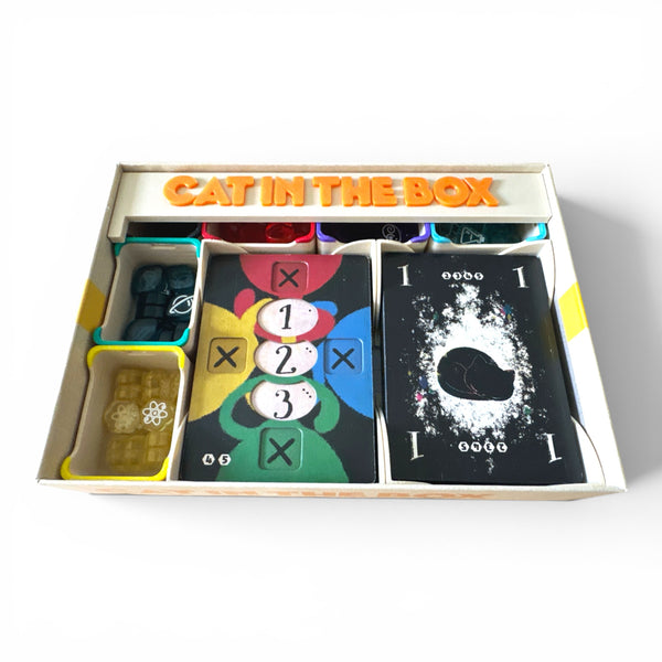 Cat in the Box Insert – 3D Printed Organizer, 10-Piece Flush Fit, Vertical Storage Ready