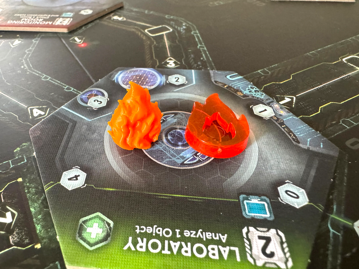 Nemesis Fire Token Upgrade – Set of 12 – Compatible with Nemesis, Lockdown & Retaliation – Replace original Tokens