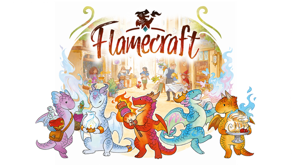Flamecraft board game 3D printed dragon tokens and resource upgrades
