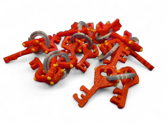 Castle Combo Keys: 3D Printed Plastic Token Upgrade Set