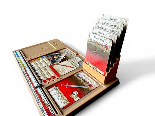 Zombicide Black Plague Card Holder Extension – 5-Slot Dashboard Upgrade | 3D Printed Accessory