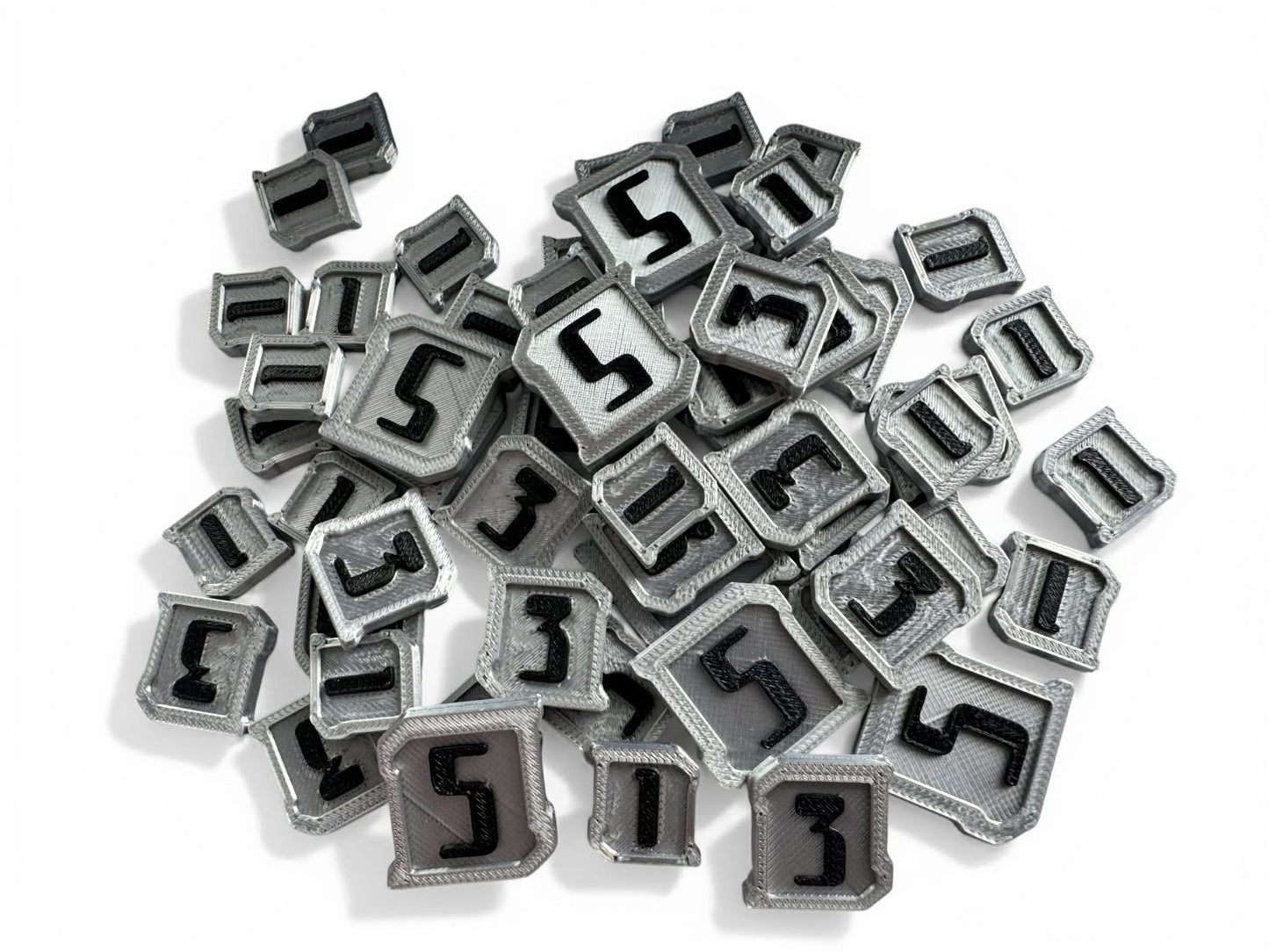 Zenith 3D Printed Credit Token Upgrade Set | Board Game Accessories | Sci-Fi Resource Tokens