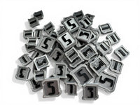 Zenith 3D Printed Credit Token Upgrade Set | Board Game Accessories | Sci-Fi Resource Tokens