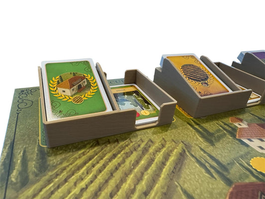 Unofficial Viticulture Draw and Discard Card Holder – Essentials Edition and Tuscany Expansion Deck Trays