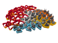 Arcs Board Game Upgrade - Arcs Cities and Space Port and Damage Tokens Upgrade