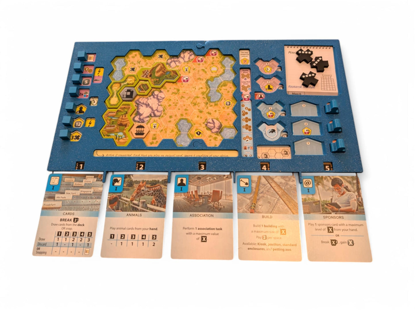 Ark Nova Player Board Overlay - Board Game Overlay