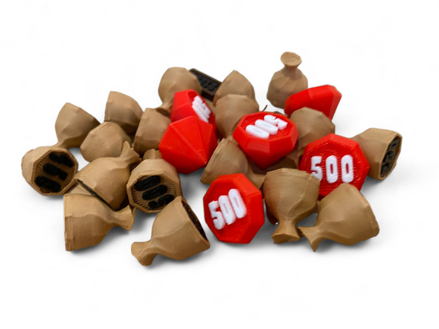 Colt Express 3D Printed Loot Tokens Upgrade | Gems, Purses & Strongboxes | Board Game Accessories