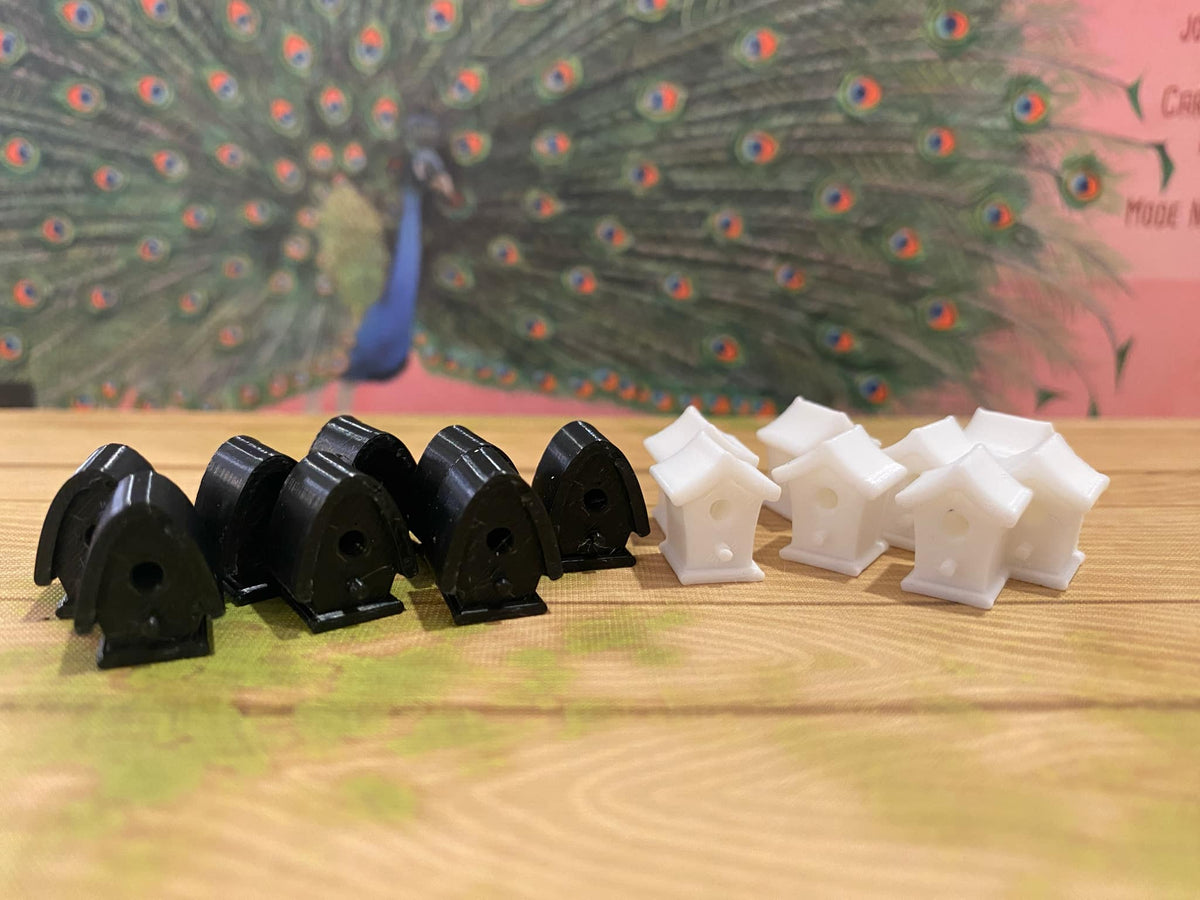 Wingspan Asia Bird Houses Player Tokens - Wingspan Asia Deluxe upgrade