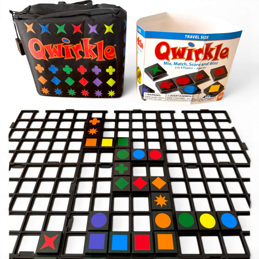 Qwirkle Travel Tile Grids – Board Game Organizer Accessory - Pack of 12