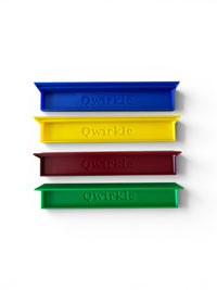 Portable Tile Holders for Qwirkle Travel | Set of 4 | Compact Racks for Easy Tile Organization | Fits Storage Bag