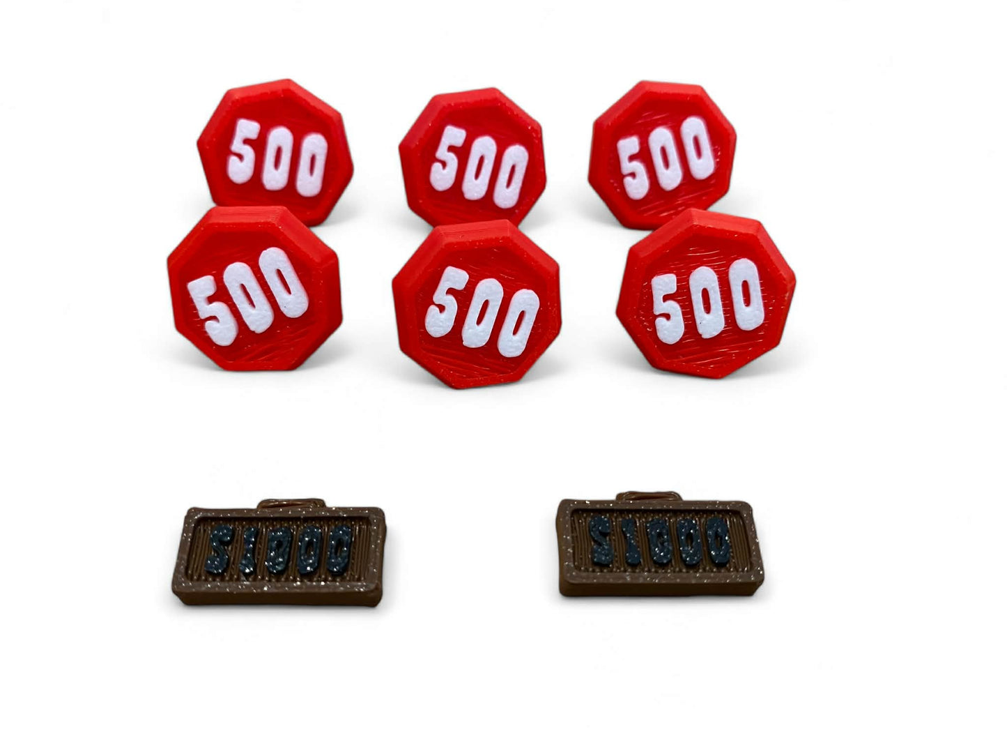 Colt Express 3D Printed Loot Tokens Upgrade | Gems, Purses & Strongboxes | Board Game Accessories