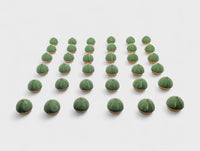 Dahan Village Huts – Set of 36 Premium 3D-Printed Tokens Compatible with Spirit Island