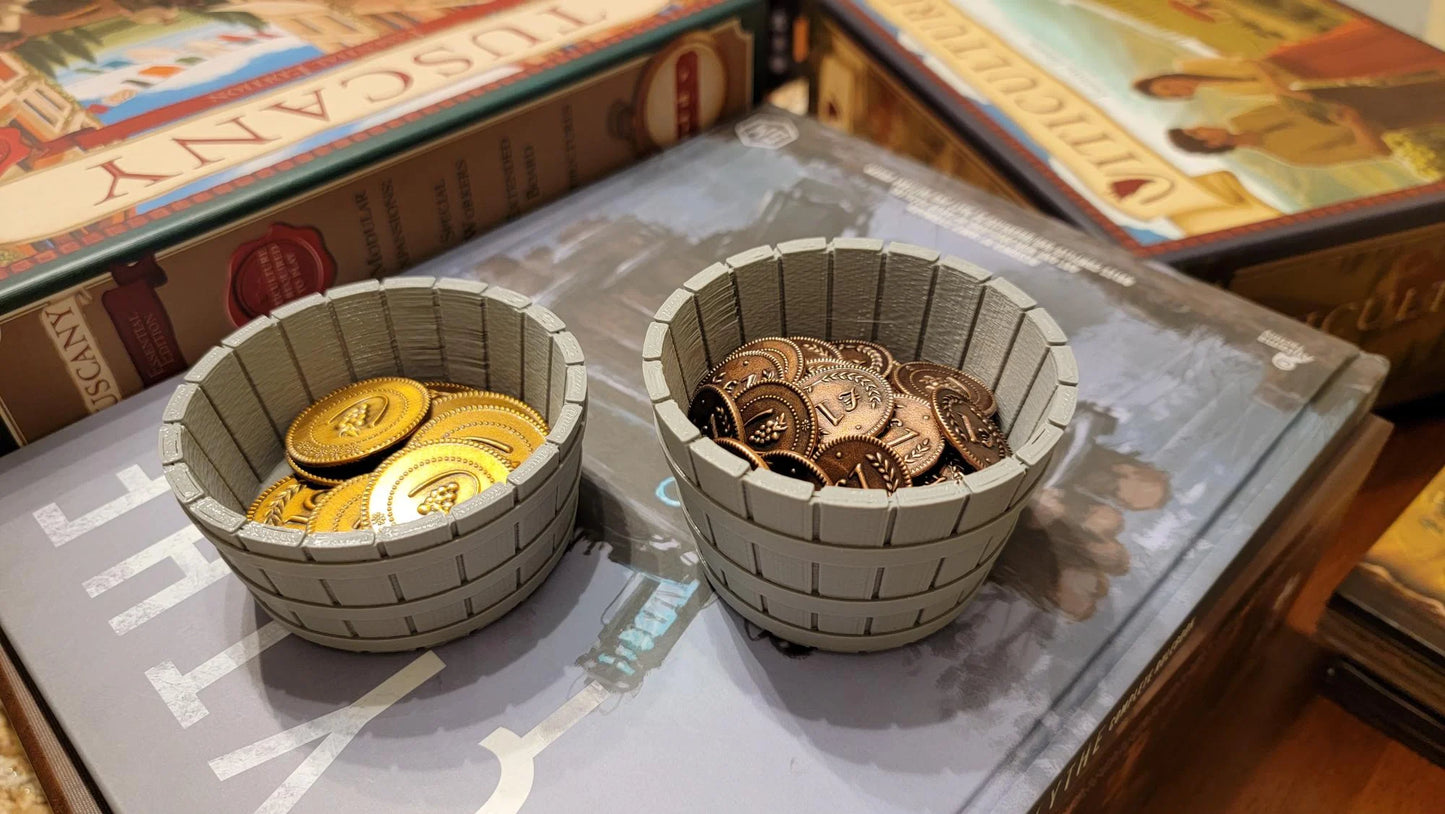 Unofficial Viticulture Draw and Discard Card Holder – Essentials Edition and Tuscany Expansion Deck Trays