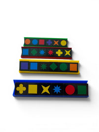 Portable Tile Holders for Qwirkle Travel | Set of 4 | Compact Racks for Easy Tile Organization | Fits Storage Bag