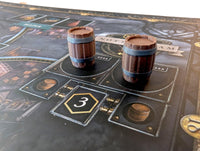 Brass Birmingham Resource Tokens Set – Deluxe Replacement for Coal, Iron & Beer Game Pieces