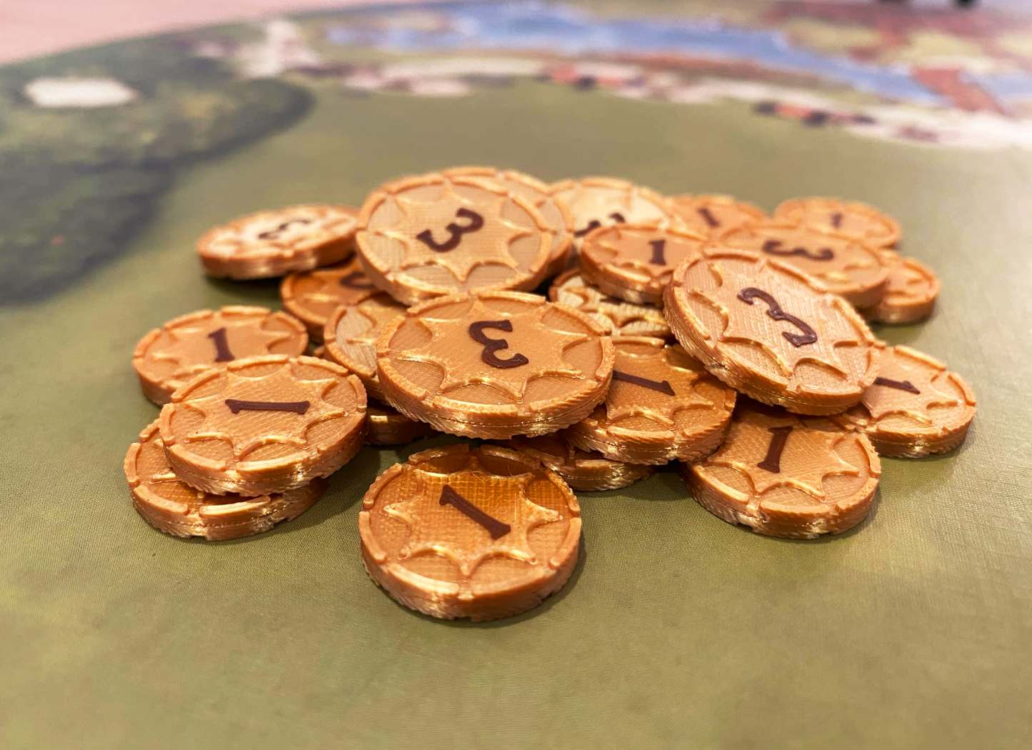 Unofficial Everdell Point Tokens - Coins tokens