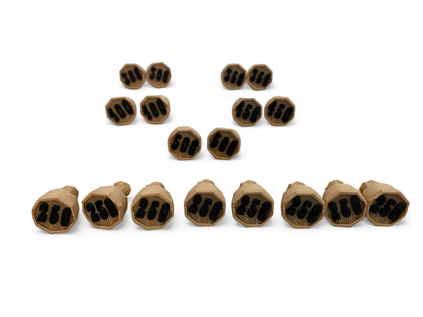 Colt Express 3D Printed Loot Tokens Upgrade | Gems, Purses & Strongboxes | Board Game Accessories