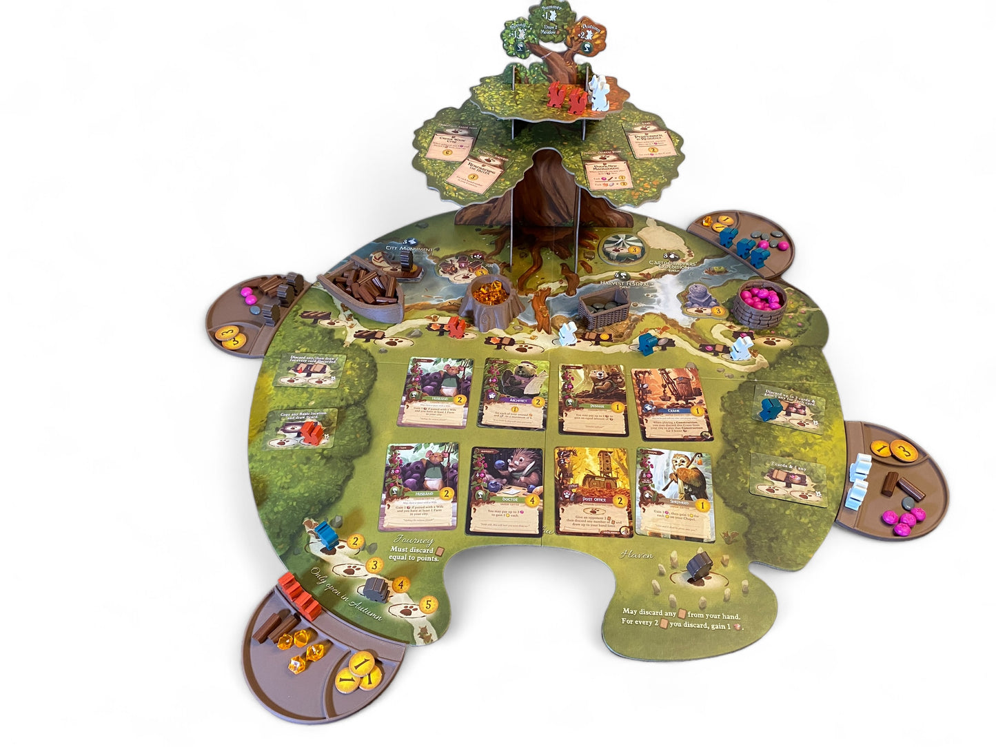 Everdell Unofficial Player Board - Hold your ressources and Meeples