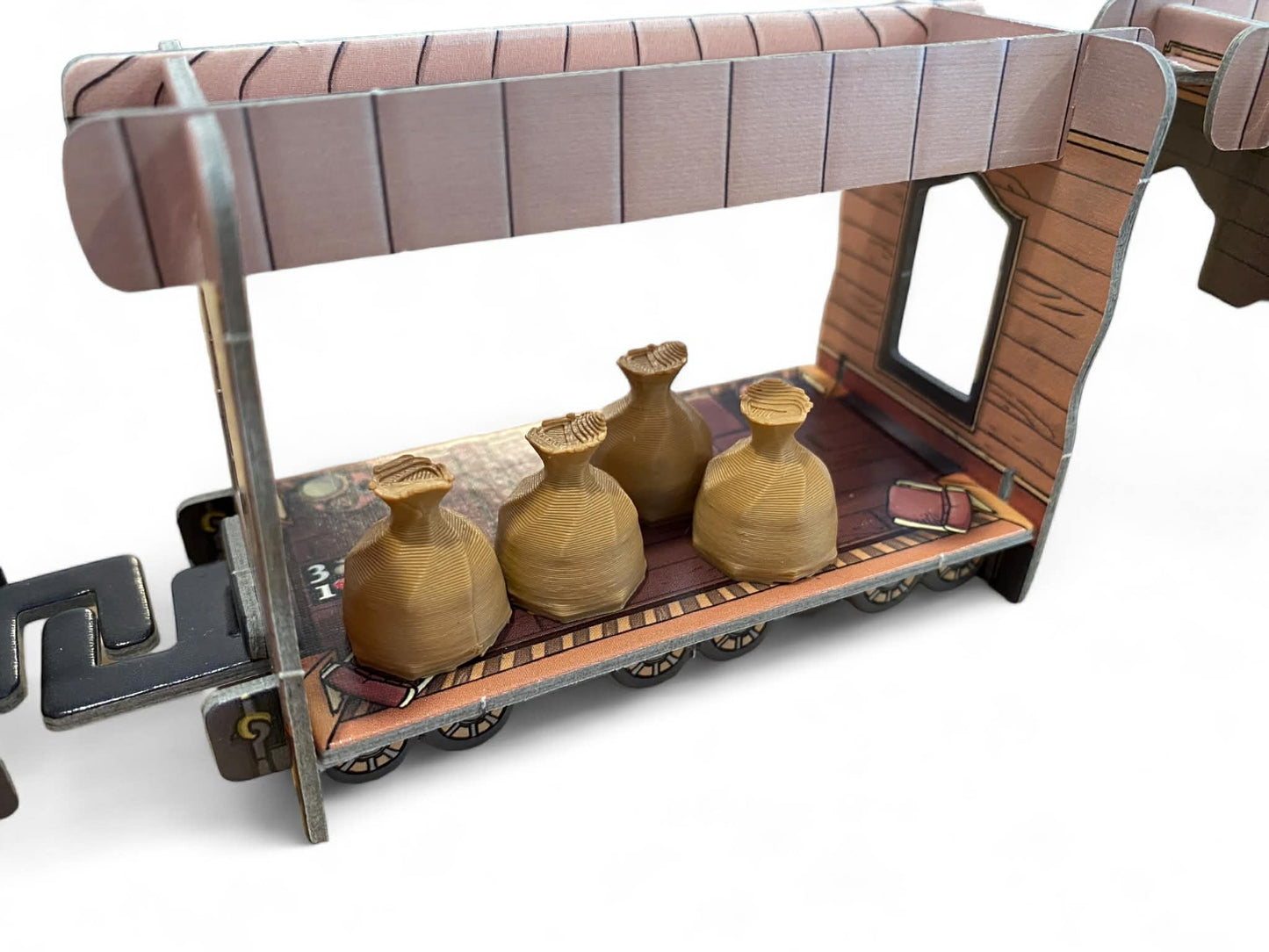 Colt Express 3D Printed Loot Tokens Upgrade | Gems, Purses & Strongboxes | Board Game Accessories