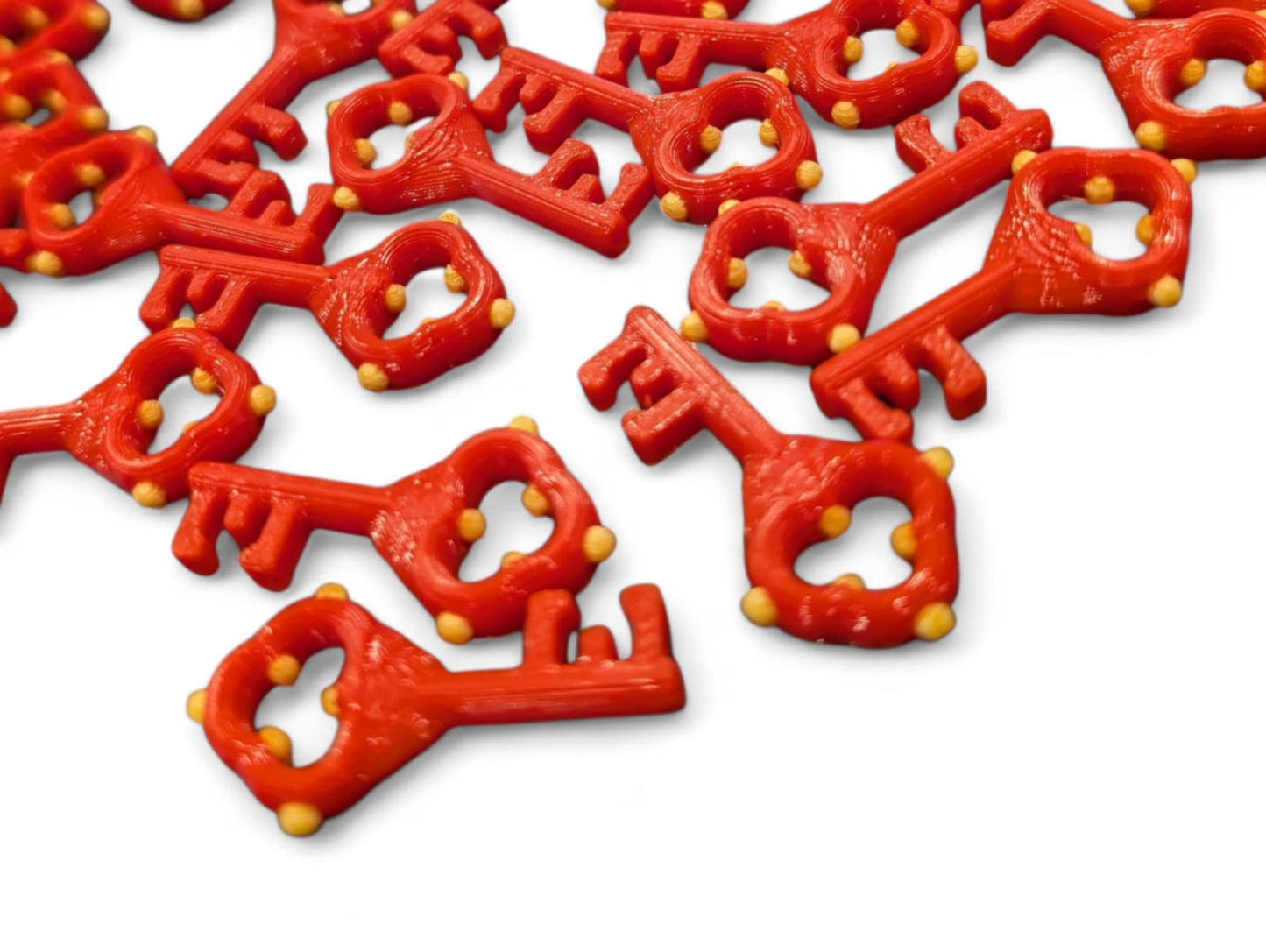 Castle Combo Keys: 3D Printed Plastic Token Upgrade Set