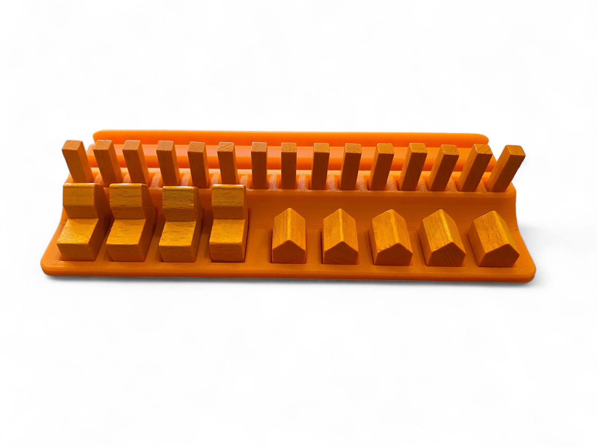 Catan Board Game player tray orange