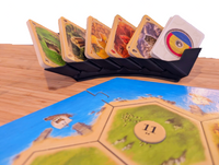 Catan Board game card holder - Resources cards organizer - Fit all resources cards