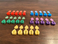 Earth Board Game player leaf Tokens