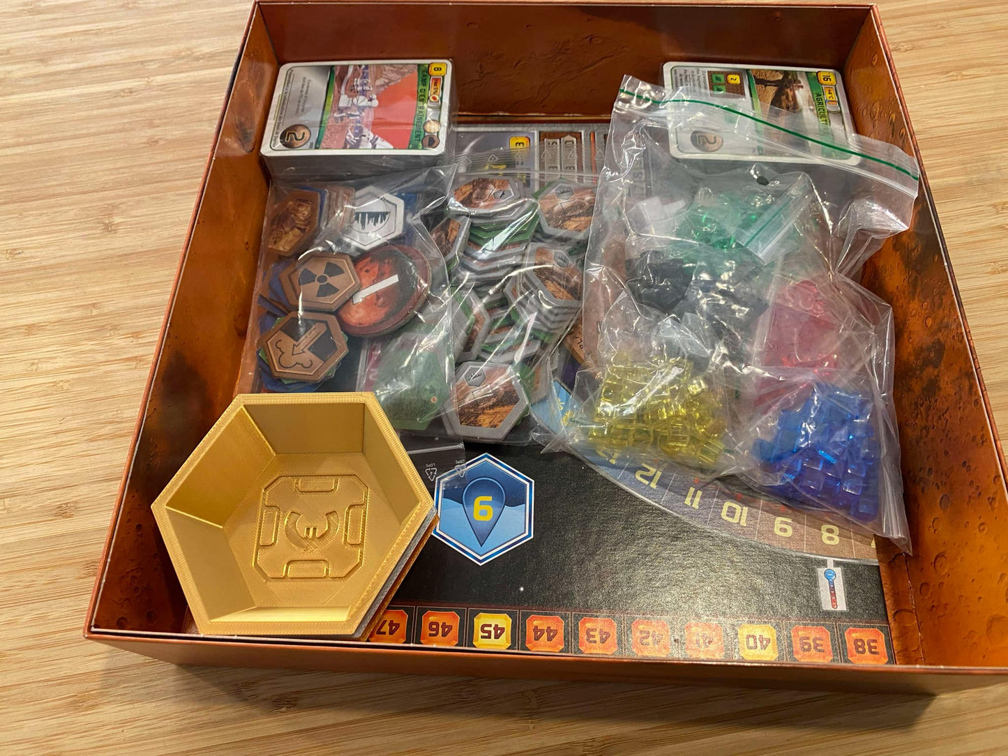 Terraforming Mars Coins Containers - Credit Trays
