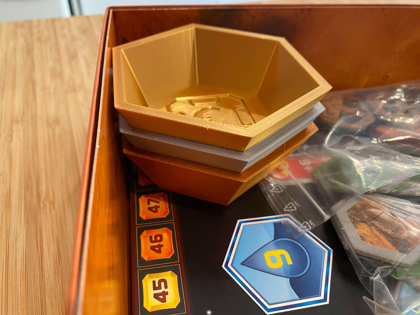 Terraforming Mars Coins Containers - Credit Trays