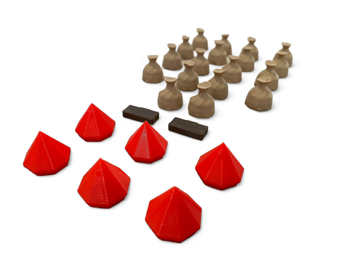 Colt Express 3D Printed Loot Tokens Upgrade | Gems, Purses & Strongboxes | Board Game Accessories