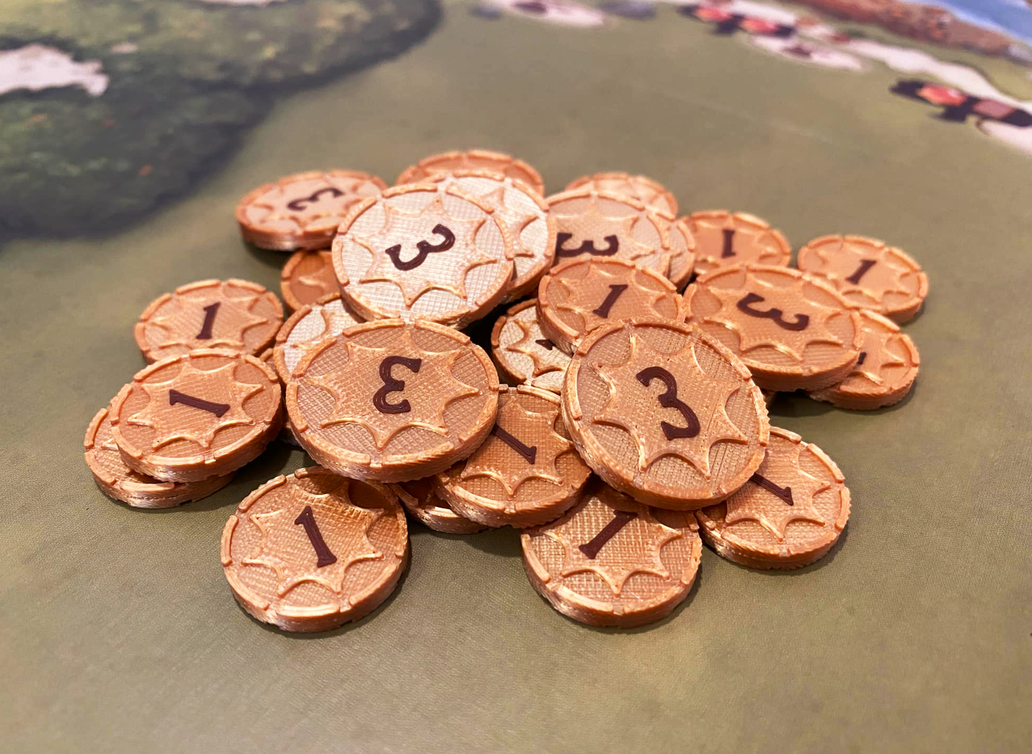 Unofficial Everdell Point Tokens - Coins tokens