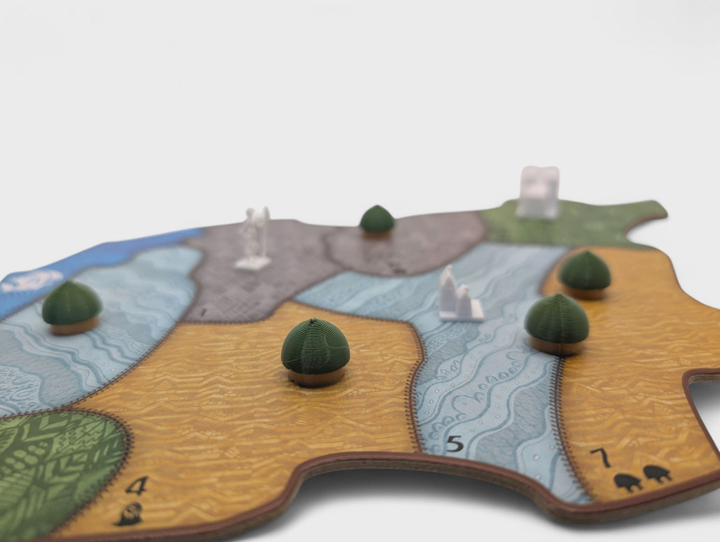 Dahan Village Huts – Set of 36 Premium 3D-Printed Tokens Compatible with Spirit Island